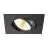 SLV New Tria Usiversal 68 Plafondlamp Aluminium Zwart Vierkant 8.6W 600lm 38D - 925-930-940 CCT | Zaagmaat 68mm - Beste Kleurweergave - Dimbaar 