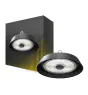 LED Highbay ALBIOR Staal Zwart 150W 25500lm 90D - 757 Koel Wit | IP65 - Met Bewegings- en lichtsensor 