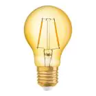 Osram Vintage 1906 LED E27 Peer Filament Goud 2.5W 220lm - 824 Zeer Warm Wit | Vervangt 25W