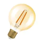 Osram Vintage 1906 LED E27 Globe Filament Goud 7.2W 806lm - 824 Zeer Warm Wit | Vervangt 60W